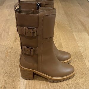 Tamara Mellon Tan Heeled Boots